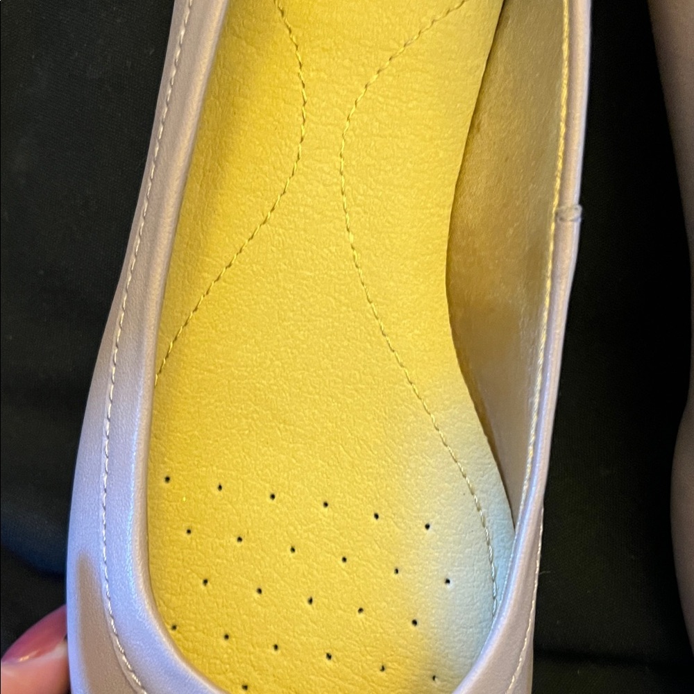 Sz 8 Geox D Charlene leather ballet flats in pink - Picture 11 of 12